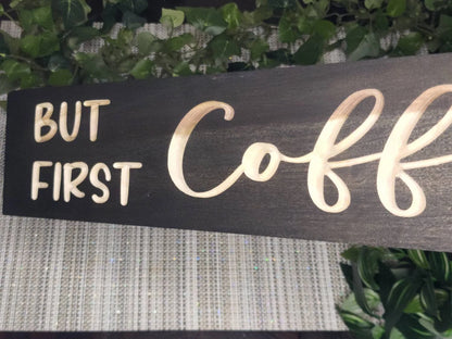 Coffee sign, coffee wall art, coffee decor, coffee kitchen sign, coffee bar sign.
