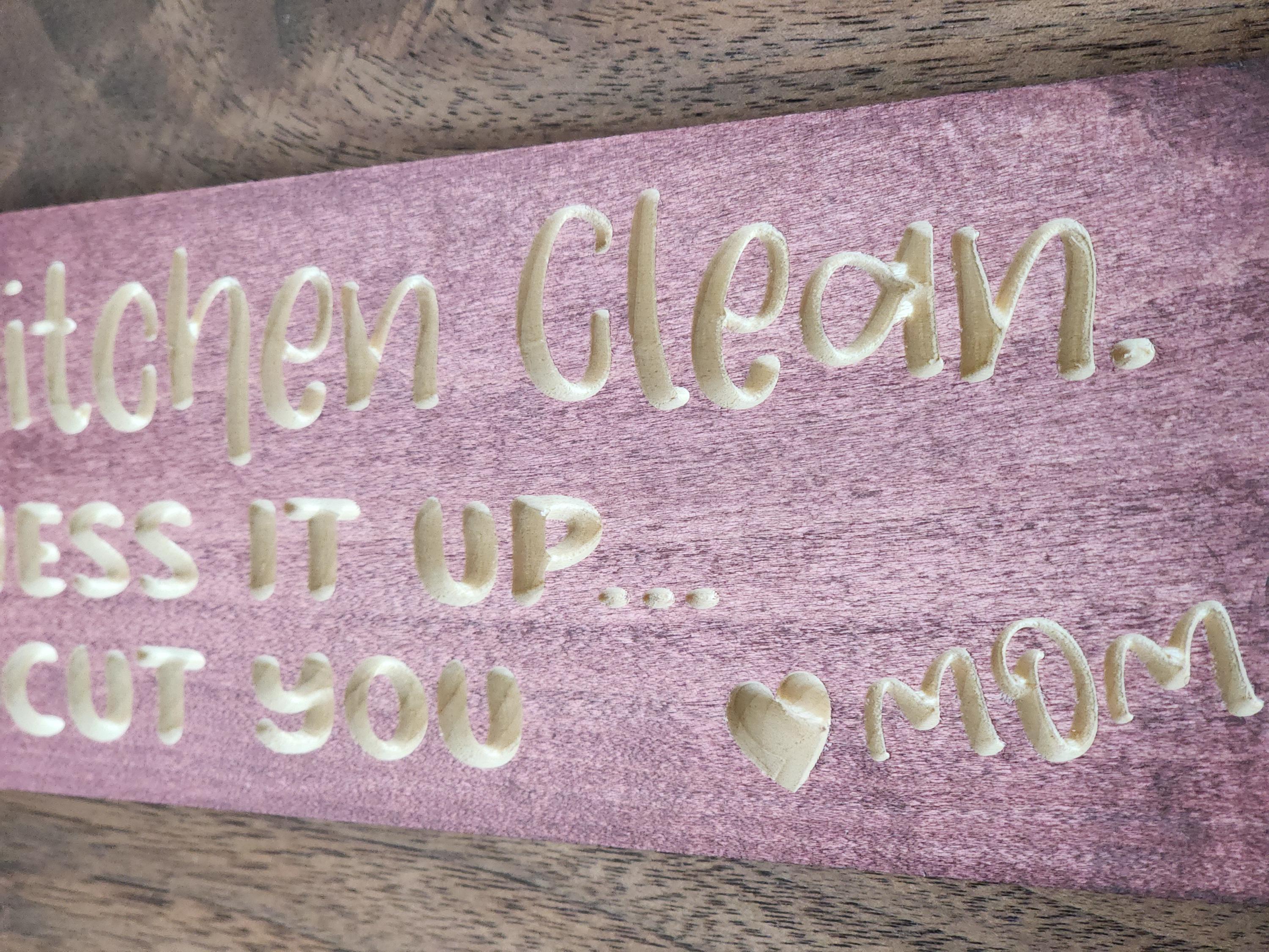 Gift for moms who love humor, personalized funny kitchen sign, rustic wooden kitchen wall sign with quotes.
