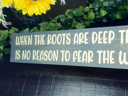 Personal growth sign, strength and resilience sign, encouragement wall decor.
