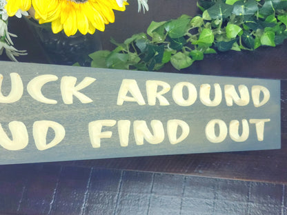 Personalized rebellious decor sign for home bar or edgy room accents