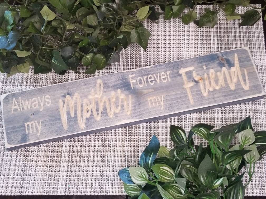 ustic farmhouse mom sign heartfelt mother daughter gift
