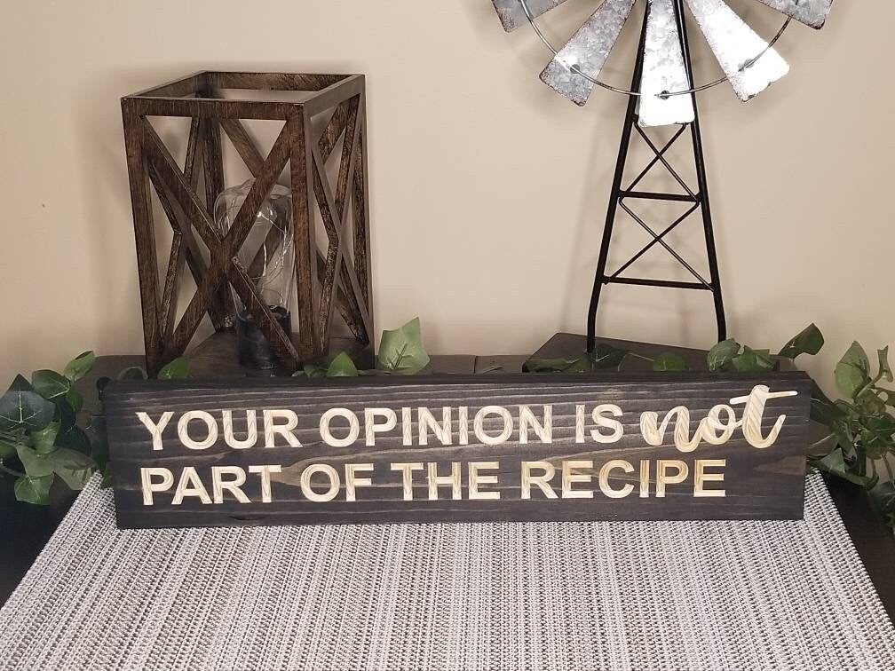 Witty kitchen sign, wooden kitchen sign, kitchen quote sign, kitchen décor gift, rustic kitchen sign.
