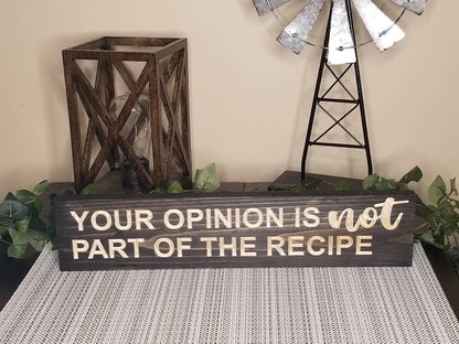 Witty kitchen sign, wooden kitchen sign, kitchen quote sign, kitchen décor gift, rustic kitchen sign.
