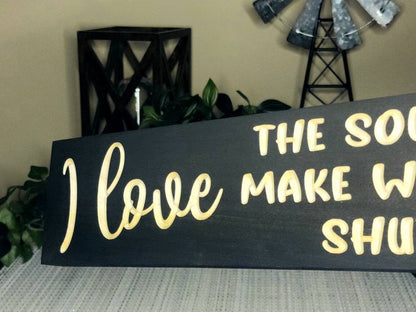 Witty wall art perfect as a funny gift idea for friends or coworkers.
