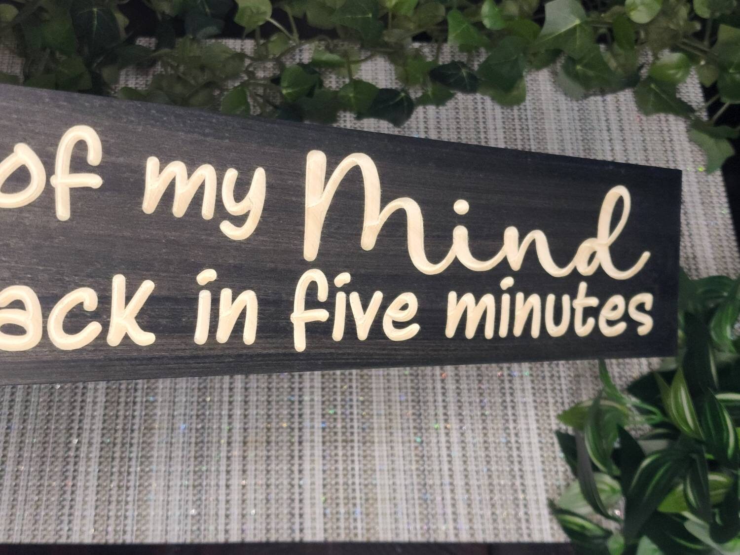 Witty wooden sign for coworkers, playful home decor, sarcastic humor gift