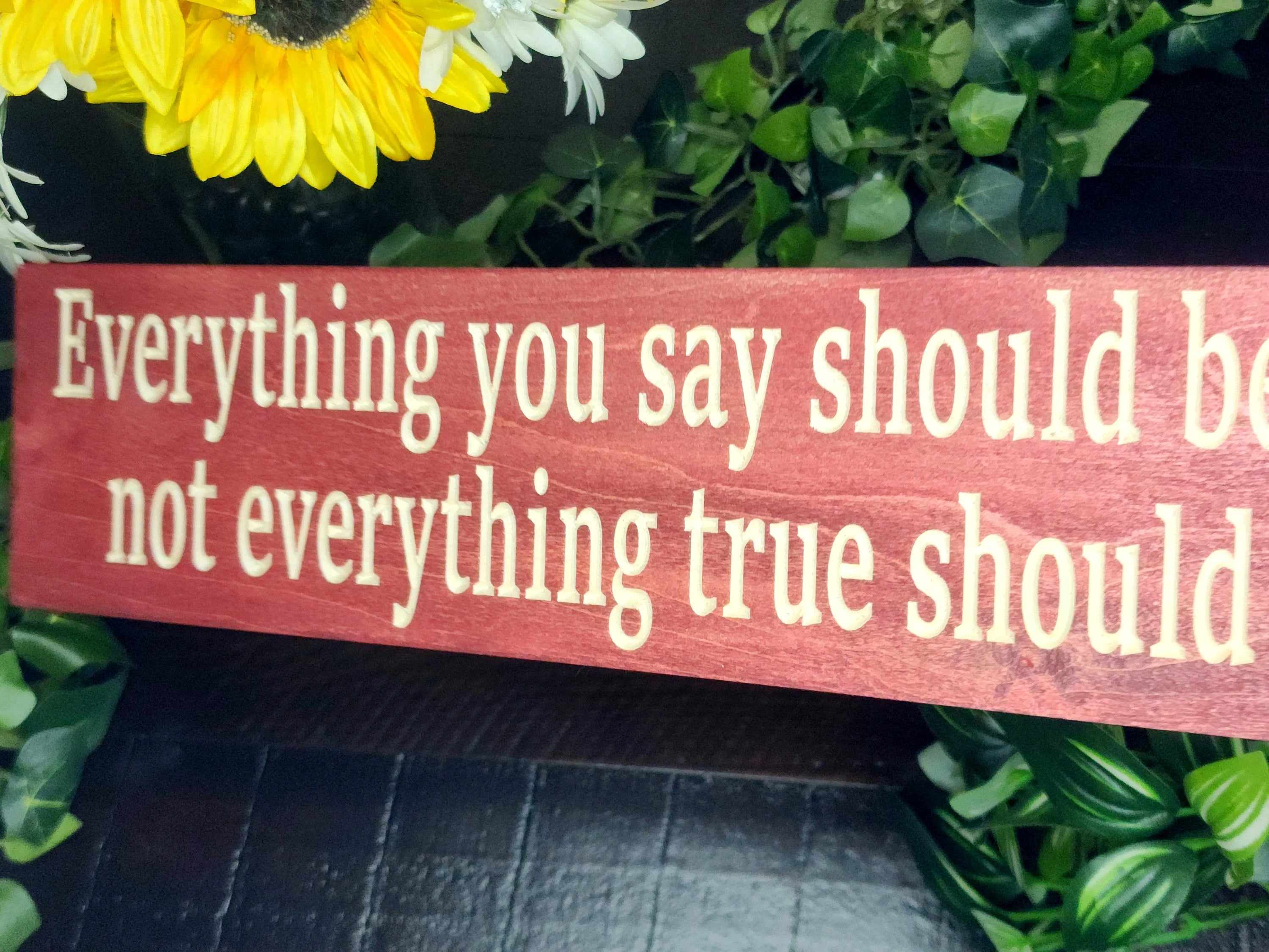 Wooden motivational sign designed as a meaningful gift for counselors or leaders.
