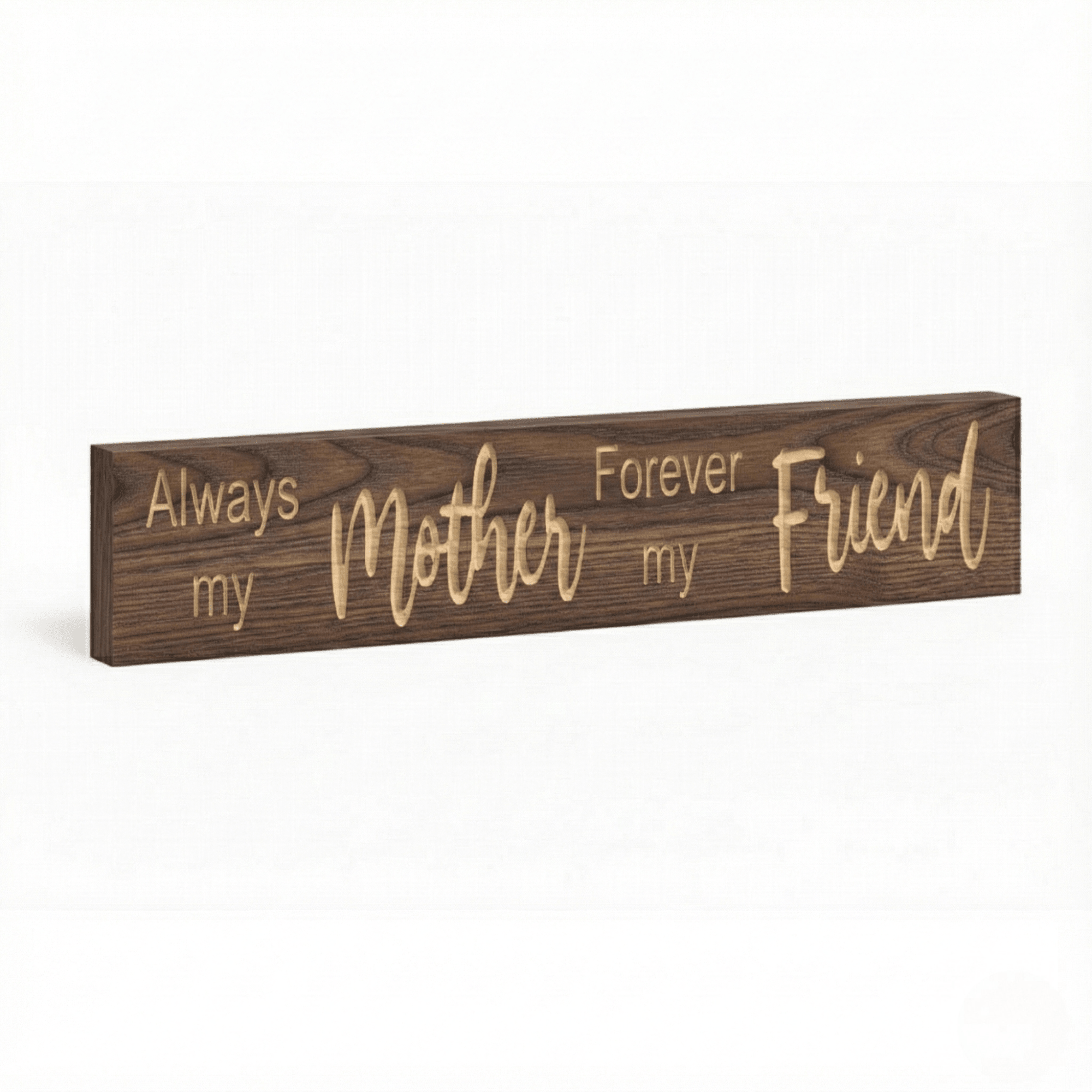 bluegrass-gifts-wooden-sign-us-vs-them - always my mother forever my wood sign by Bluegrass Gifts, handmade in Kentucky