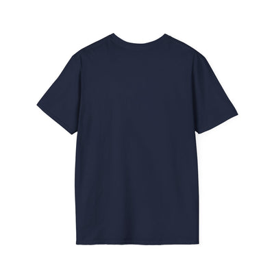 American Flag Shirt — "Still Flying" Painted Flag Graphic Tee in Navy
