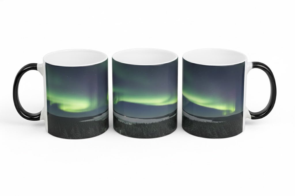 Aurora Dreams Magic Mug - heat activated color change video by Bluegrass Gifts