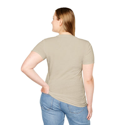 Bible Verse Shirt — Psalm 23 "Still Waters" Watercolor Tee in Sand