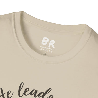 Bible Verse Shirt — Psalm 23 "Still Waters" Watercolor Tee in Sand