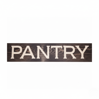 available-wood-stain-finish-colors-pantry-sign - carved wood pantry sign wood sign by Bluegrass Gifts, handmade in Kentucky
