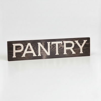 bluegrass-gifts-handmade-pantry-sign-kentucky - carved wood pantry sign wood sign by Bluegrass Gifts, handmade in Kentucky