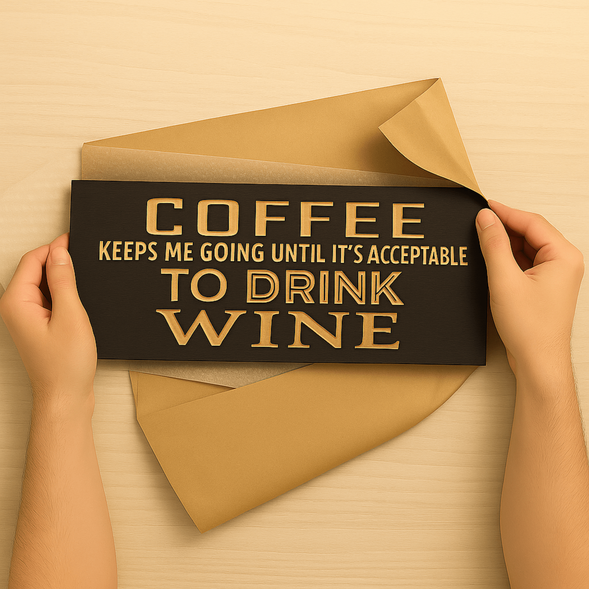 coffee-wine-wall-sign-front-on-white - coffee  wine wall sign wood sign by Bluegrass Gifts, handmade in Kentucky