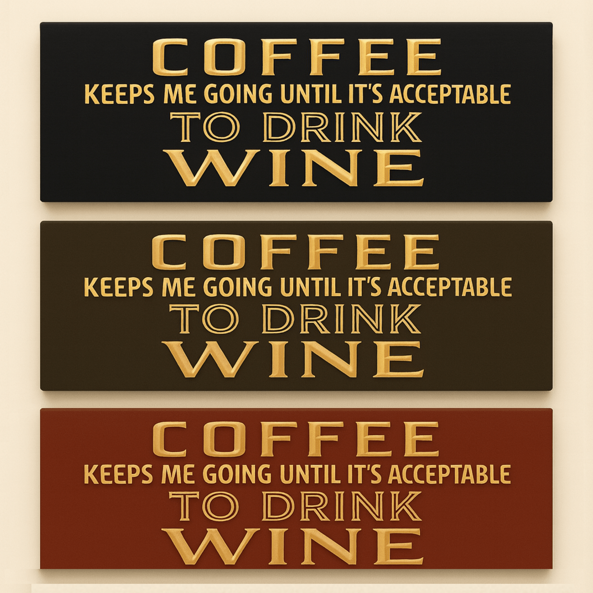 coffee-wine-wall-sign-vcarved-macro-closeup d - coffee  wine wall sign wood sign by Bluegrass Gifts