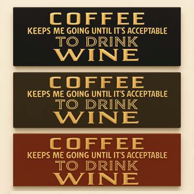 coffee-wine-wall-sign-vcarved-macro-closeup d - coffee  wine wall sign wood sign by Bluegrass Gifts