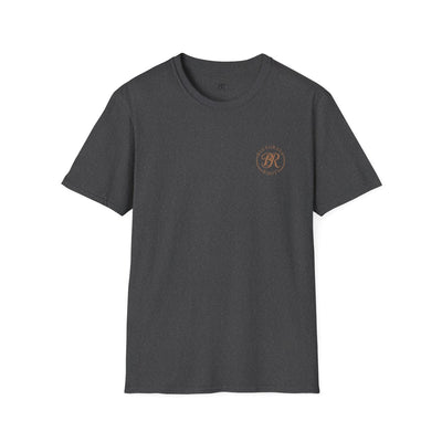 Country Concert Shirt — "Boot Scootin'" Western Boho Tee in Dark Heather