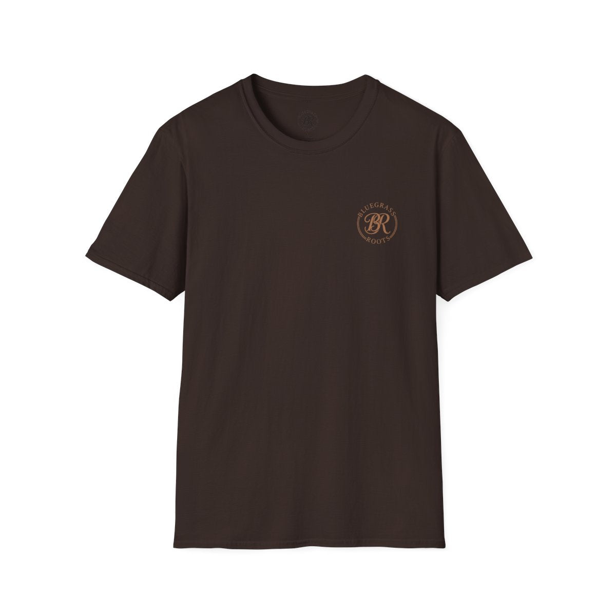Country Concert Shirt — "Boot Scootin'" Western Boho Tee in Dark Chocolate