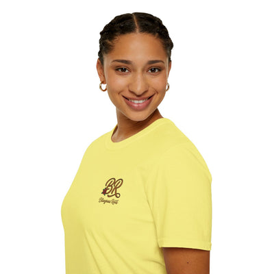 Country Shirt for Women — "Blessed, Stressed & Southern Obsessed" in Cornsilk