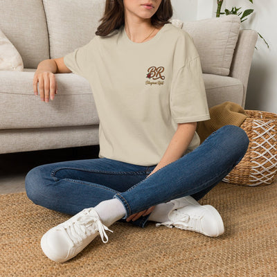 Country Shirt for Women — "Blessed, Stressed & Southern Obsessed" in Sand