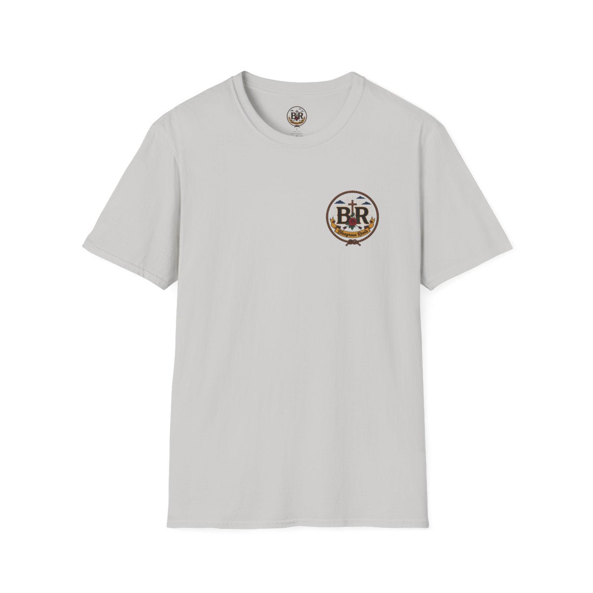 Cowgirl Shirt — "Prayed Up, Laced Up, Fed Up" Graphic Tee in Ice Grey