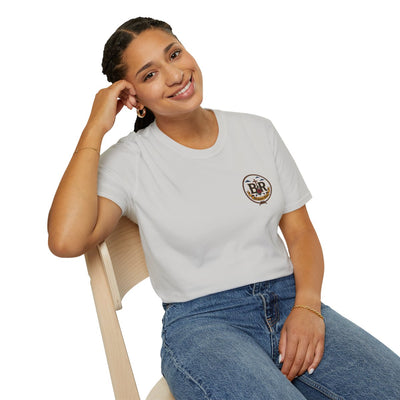 Cowgirl Shirt — "Prayed Up, Laced Up, Fed Up" Graphic Tee in Ice Grey