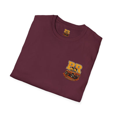Diesel Truck Shirt — "Holy Roller" Faith Graphic Tee in Maroon
