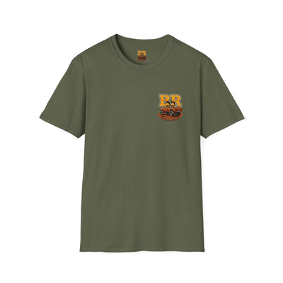 Diesel Truck Shirt — "Holy Roller" Faith Graphic Tee in Military Green