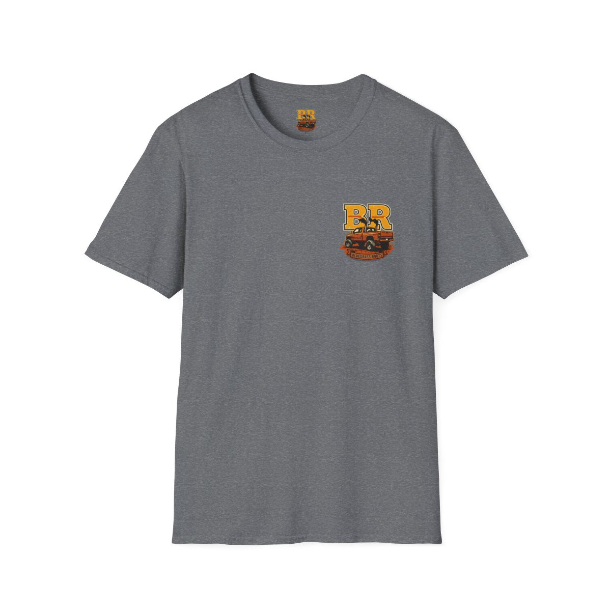 Diesel Truck Shirt — "Holy Roller" Faith Graphic Tee in Graphite Heather