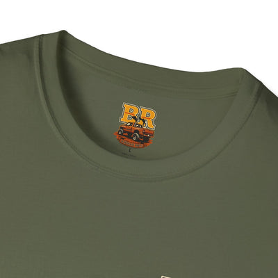 Diesel Truck Shirt — "Holy Roller" Faith Graphic Tee in Military Green