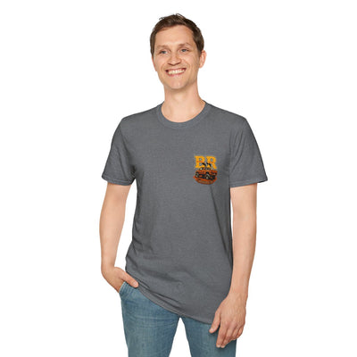 Diesel Truck Shirt — "Holy Roller" Faith Graphic Tee in Graphite Heather
