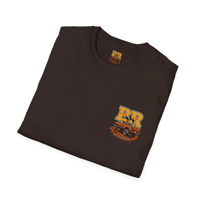 Diesel Truck Shirt — "Holy Roller" Faith Graphic Tee in Dark Chocolate
