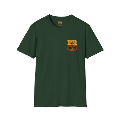 Diesel Truck Shirt — "Holy Roller" Faith Graphic Tee in Forest Green