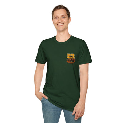 Diesel Truck Shirt — "Holy Roller" Faith Graphic Tee in Forest Green