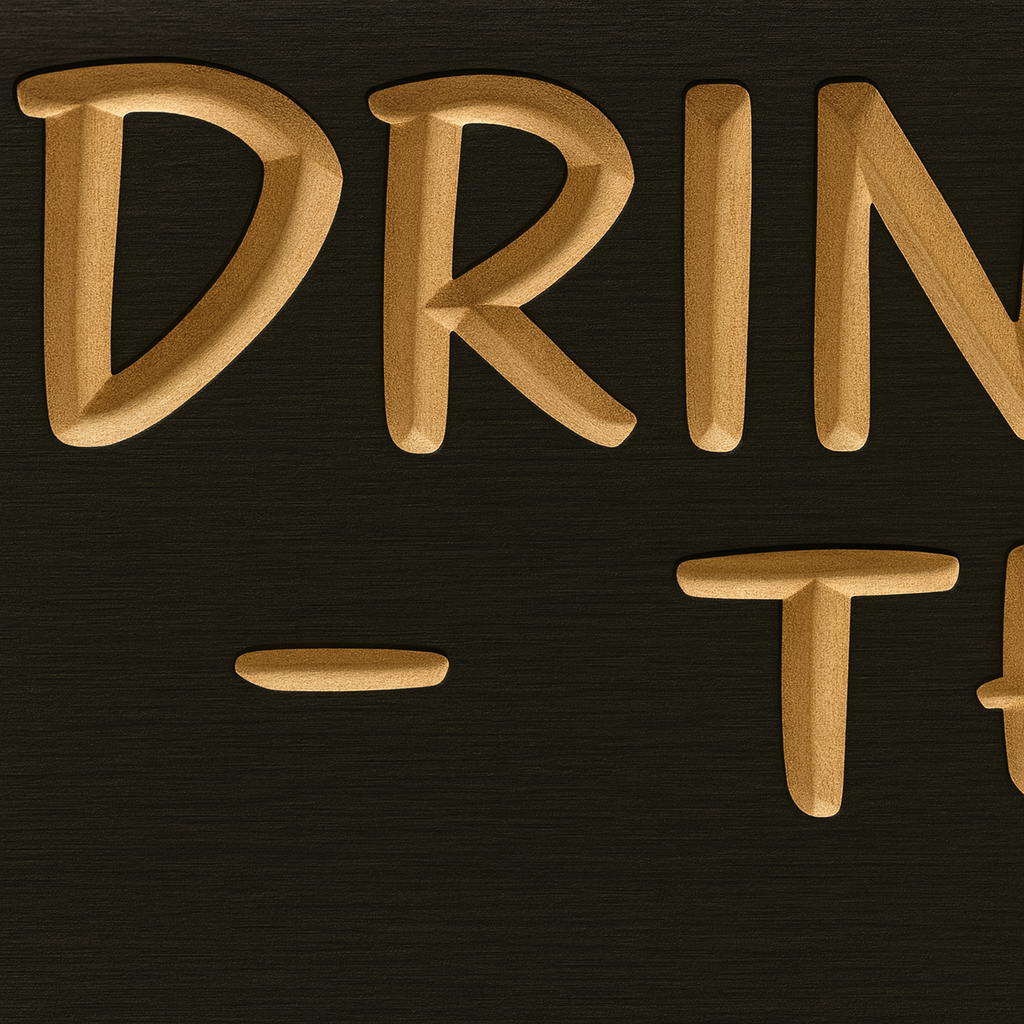 bluegrass-gifts-wooden-sign-us-vs-them - drink tonight this is it wood sign by Bluegrass Gifts, handmade in Kentucky