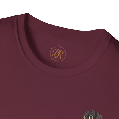 Duck Hunting Shirt — "Marsh Madness" Duck Dog Graphic Tee in Maroon