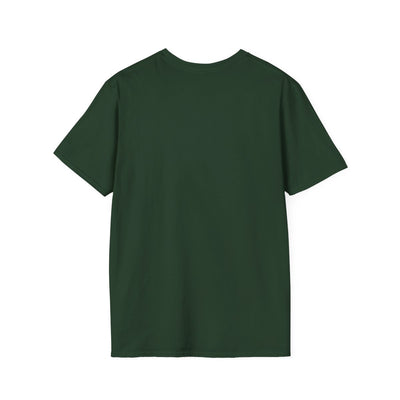 Faith Over Fear Shirt — Isaiah 41:10 Cracked Stone Bible Verse Tee in Forest Green