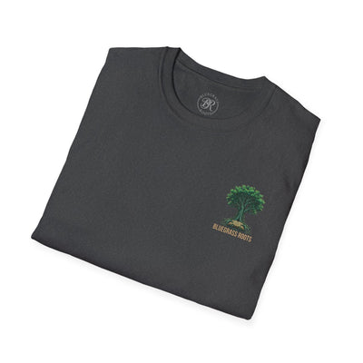 Faith Shirt for Men — "Stronger Than an Oak" Graphic Tee in Dark Heather