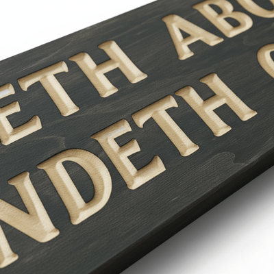 bluegrass-gifts-wooden-sign-us-vs-them - fucketh about findeth out wood wood sign by Bluegrass Gifts, handmade in Kentucky