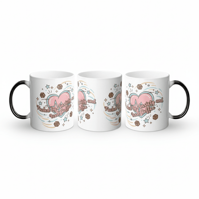 Fueled by Anxiety and Iced Coffee Magic Mug - heat activated color change video by Bluegrass Gifts