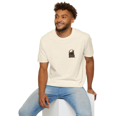 Funny Country Shirt — "Lawn Ranger" Riding Mower Tee in Natural