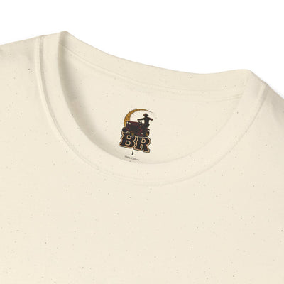 Funny Country Shirt — "Lawn Ranger" Riding Mower Tee in Natural