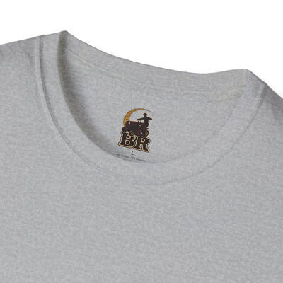 Funny Country Shirt — "Lawn Ranger" Riding Mower Tee in Sport Grey