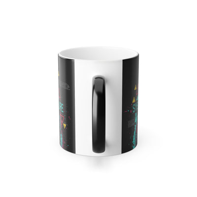 Funny System Failure Magic Mug - 11oz coffee mug held in hand showing size by Bluegrass Gifts