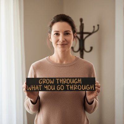grow-through-what-you-go-through-carved-wood- - grow through what you go through wo by Bluegrass Gifts