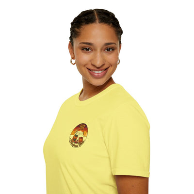 Hallelujah Shirt — "Hallelujah and Hot Damn" Graphic Tee in Cornsilk