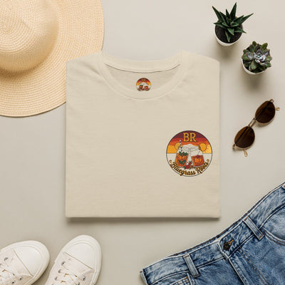 Hallelujah Shirt — "Hallelujah and Hot Damn" Graphic Tee in Sand