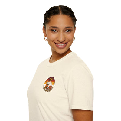 Hallelujah Shirt — "Hallelujah and Hot Damn" Graphic Tee in Natural