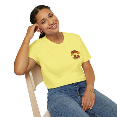 Hallelujah Shirt — "Hallelujah and Hot Damn" Graphic Tee in Cornsilk