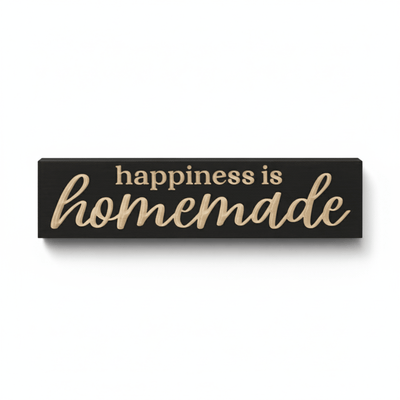 bluegrass-gifts-wooden-sign-sizes-small-medium-lar - happiness is homemade wood sign by Bluegrass Gifts, handmade in Kentucky